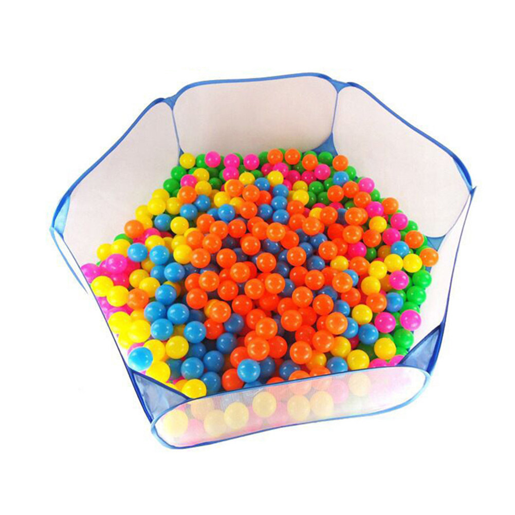 Kids Outdoor Tent - 1Pcs Blue Foldable Playpen Ocean Ball