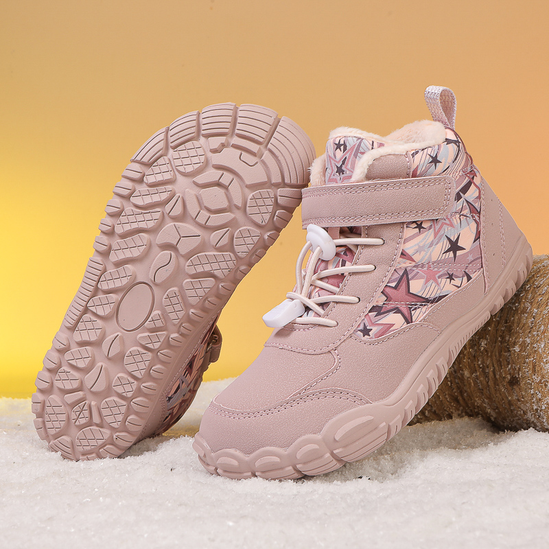 Kids Outdoor Boots - Waterproof Kids Barefoot Snow Boots New