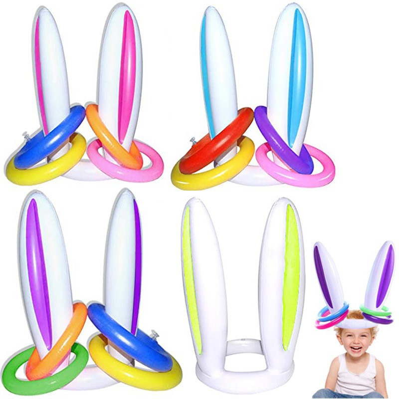 Inflatable Rabbit Ear Throwing - Kids Outdoor Easter Gifts recension och pris