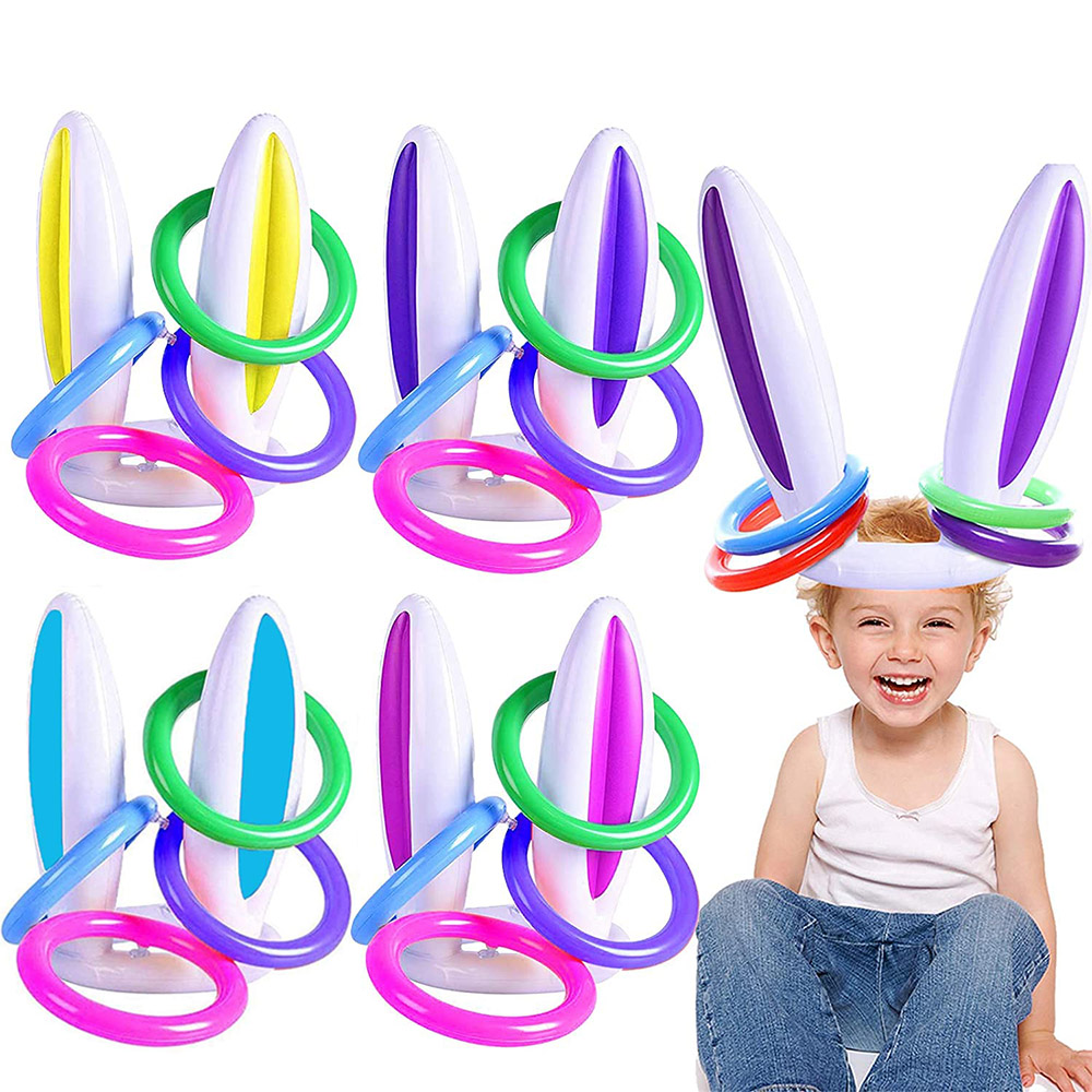 Inflatable Rabbit Ear Throwing - Kids Outdoor Easter Gifts recension och pris