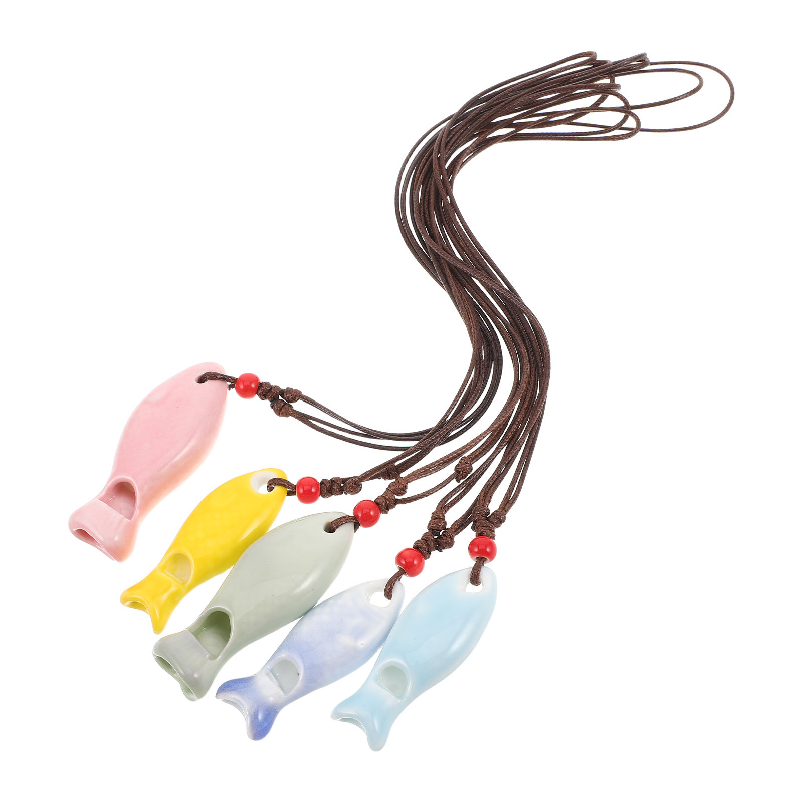5Pcs Ceramic Fish Whistle Pend - Kids Outdoor Instruments recension och pris
