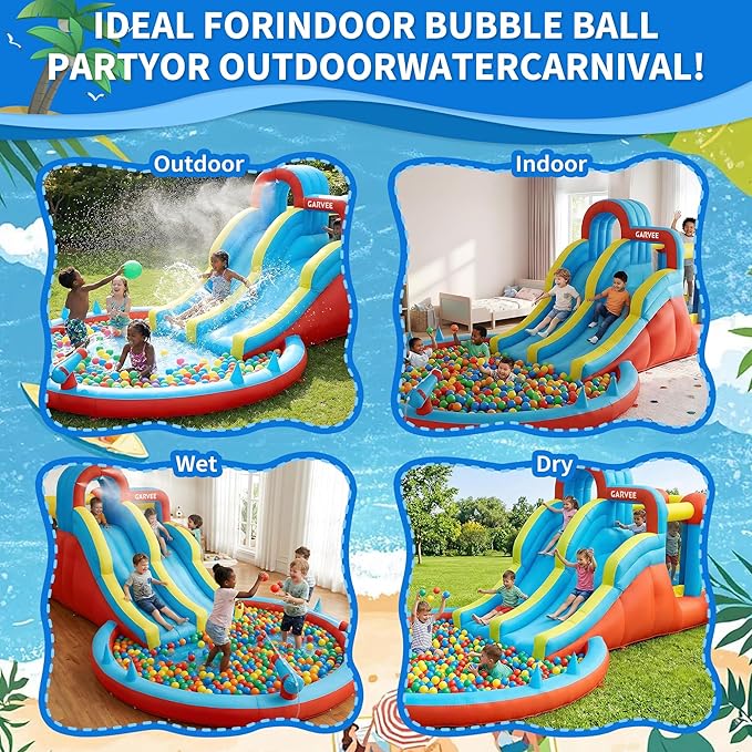 All-Season 8-in-1 Inflatable W - Kids Outdoor Climbing Wall recension och pris