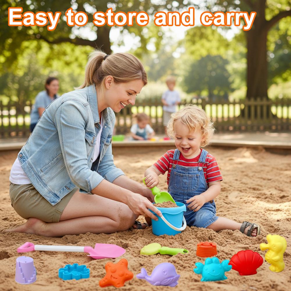 Mini Beach Toy Set Shovels Buc - Kids Outdoor Playset recension och pris