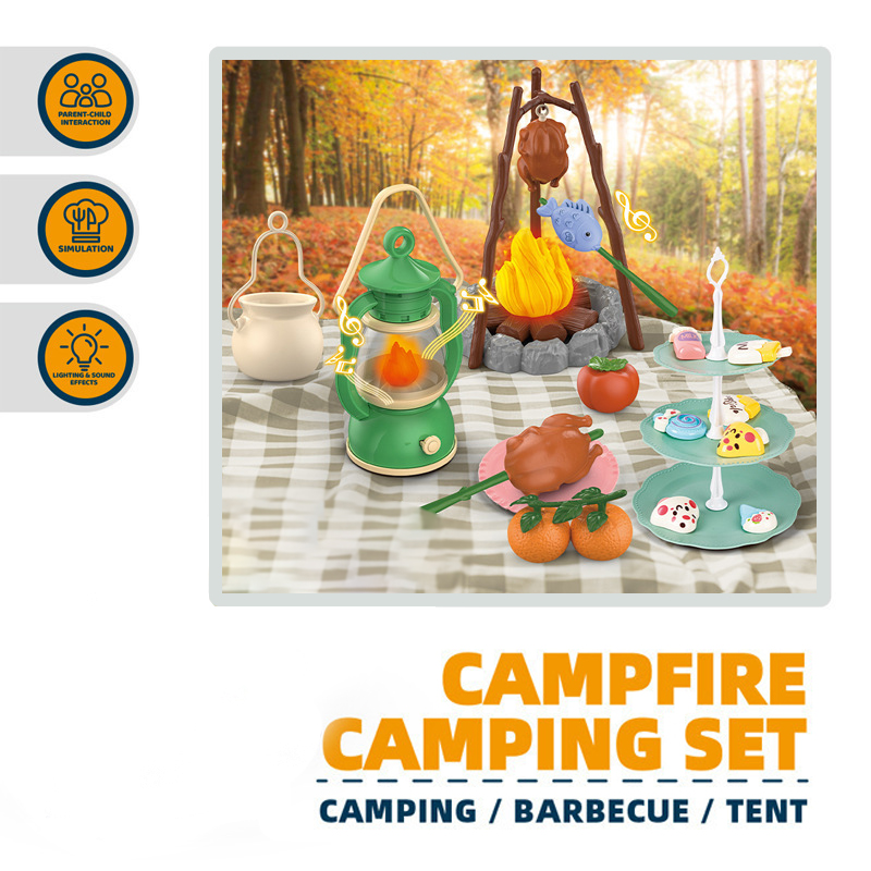 Kids Camping Set Campfire Pret - Kids Outdoor Playset recension och pris